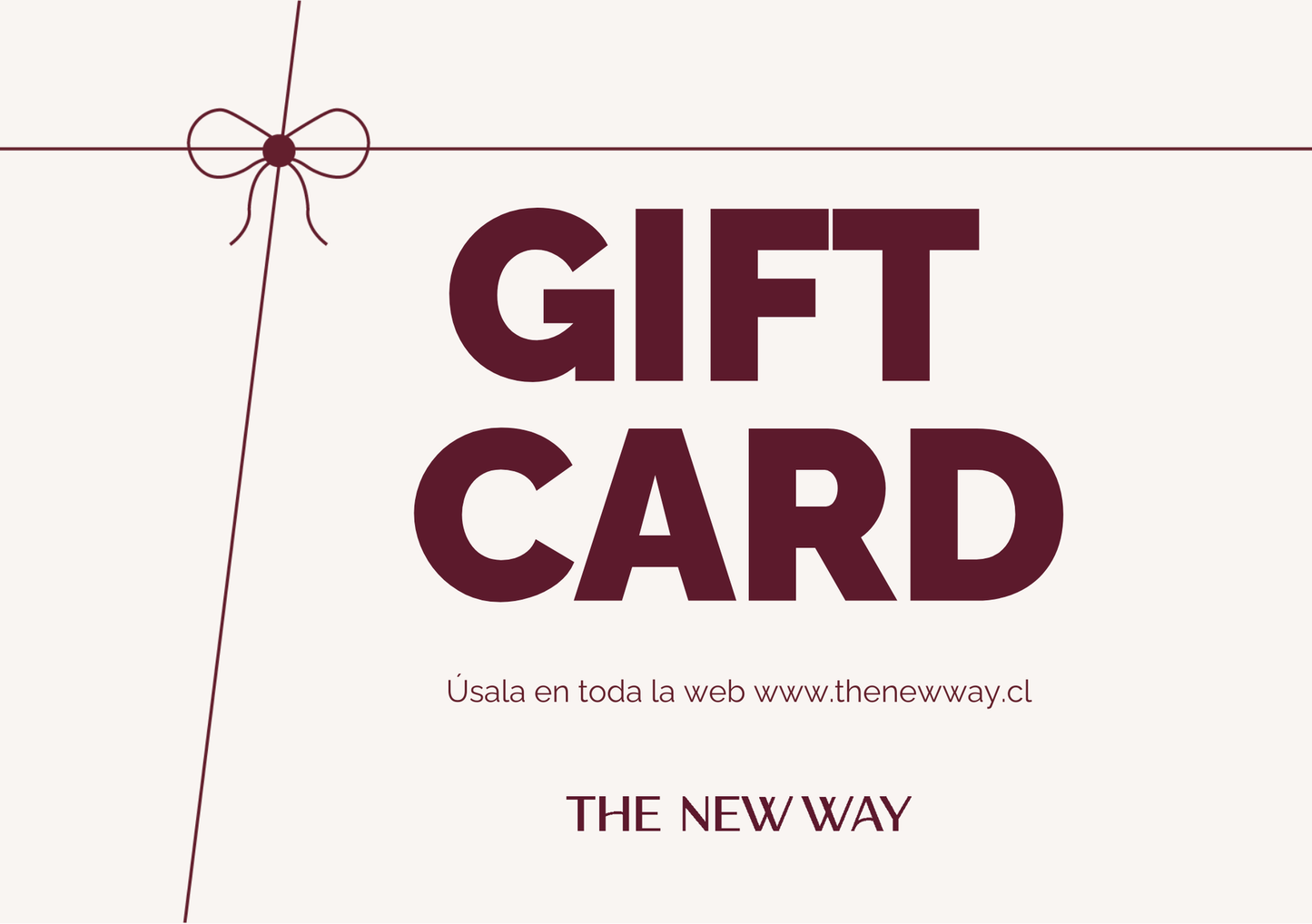 GIFT CARD THE NEW WAY