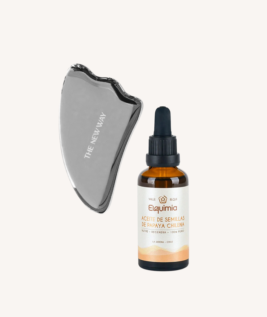 RITUAL FACIAL GUA SHA + ELQUIMIA AWARD WINNING OIL (30ml)